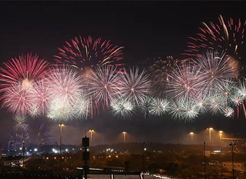 舒城县焰火晚会